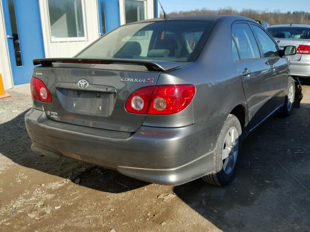 2T1BR32E68C875996 - 2008 TOYOTA COROLLA CE GRAY photo 4