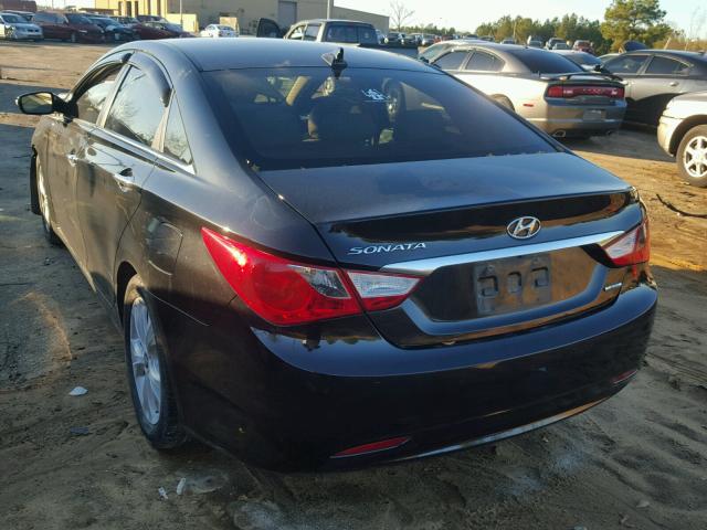 5NPEC4AC7BH074308 - 2011 HYUNDAI SONATA SE BLACK photo 3