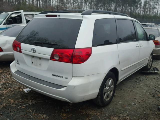 5TDKK4CC7AS302027 - 2010 TOYOTA SIENNA CE WHITE photo 4