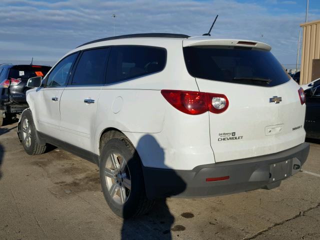 1GNLRGEDXAS117881 - 2010 CHEVROLET TRAVERSE L WHITE photo 3