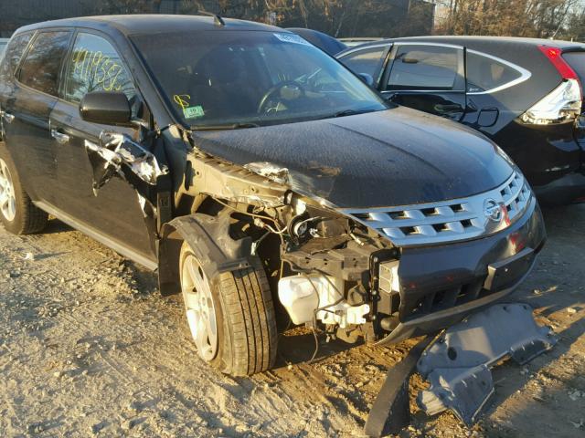 JN8AZ08T65W320781 - 2005 NISSAN MURANO SL BLACK photo 9