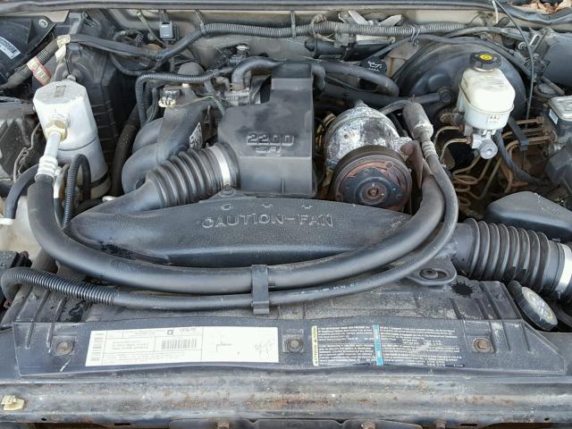 1GCCS19H538175193 - 2003 CHEVROLET S TRUCK S1 TAN photo 7