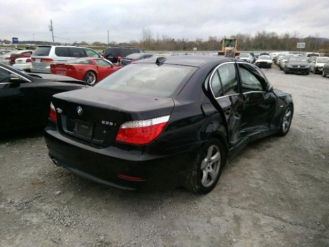 WBANW13558CZ71682 - 2008 BMW 535 I BLACK photo 4