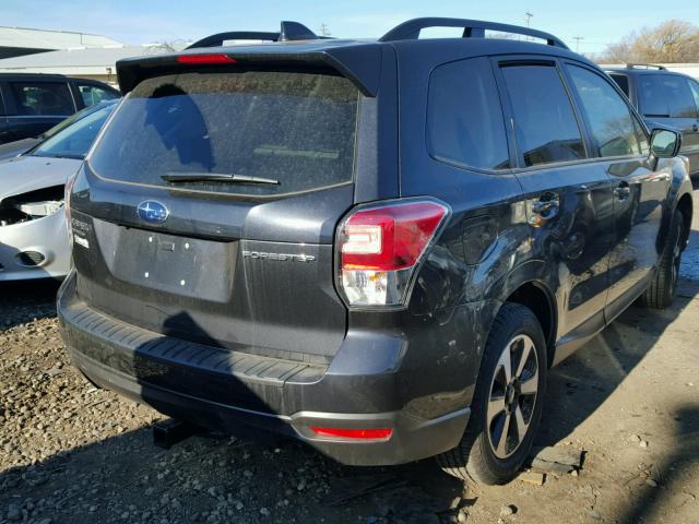 JF2SJAGC7JH411721 - 2018 SUBARU FORESTER 2 GRAY photo 4