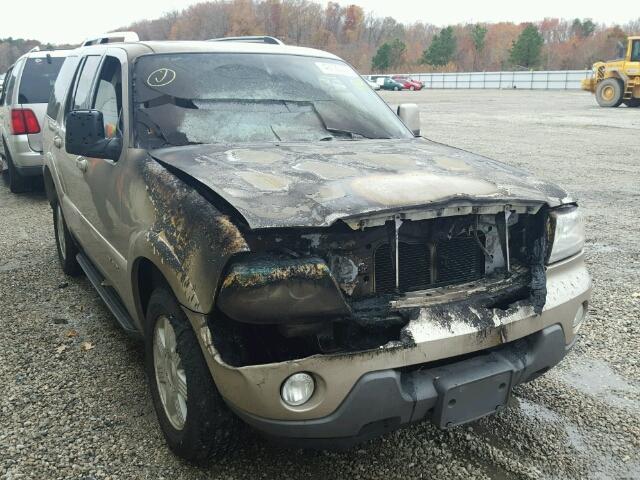 5LMEU68H14ZJ48479 - 2004 LINCOLN AVIATOR TAN photo 1