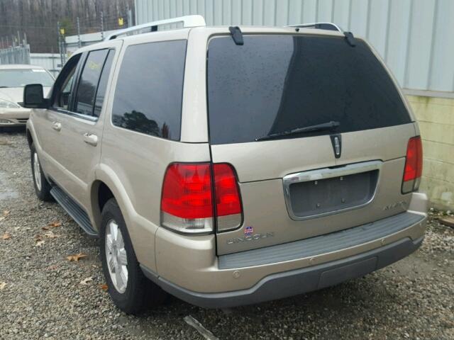 5LMEU68H14ZJ48479 - 2004 LINCOLN AVIATOR TAN photo 3