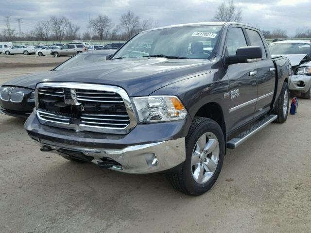 1C6RR7LT9FS696194 - 2015 RAM 1500 SLT SILVER photo 2