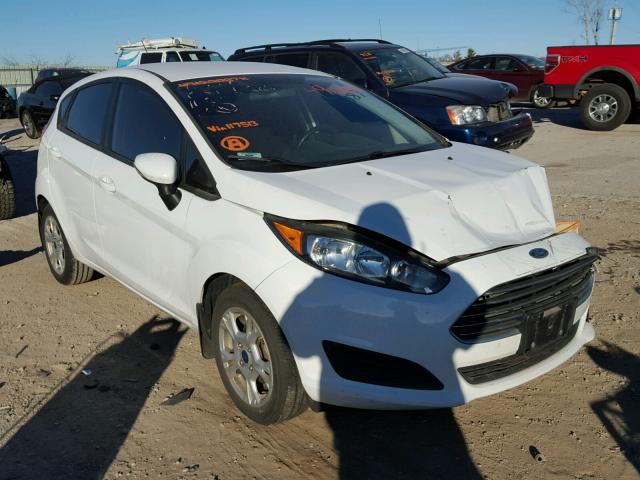 3FADP4EJ9EM117513 - 2014 FORD FIESTA SE WHITE photo 1