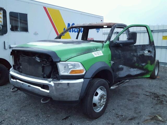 3D6WU7EL8BG500717 - 2011 DODGE RAM 5500 S GREEN photo 2