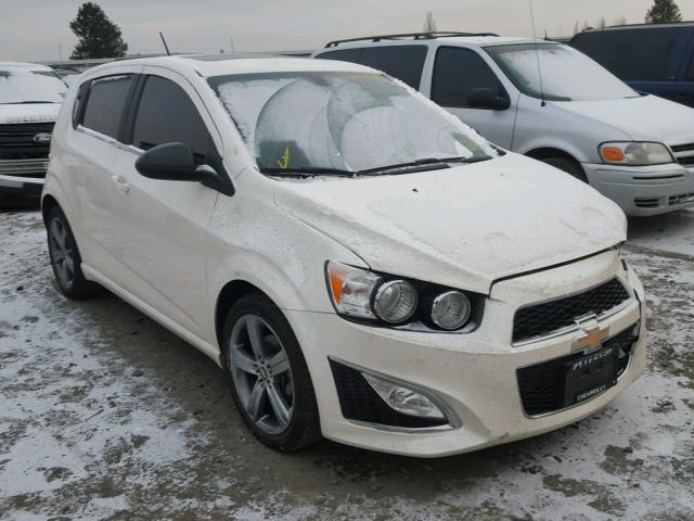 1G1JG6SB7F4149243 - 2015 CHEVROLET SONIC RS WHITE photo 1