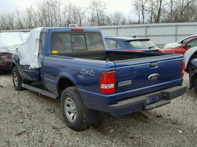 1FTYR15E58PA09587 - 2008 FORD RANGER SUP BLUE photo 3