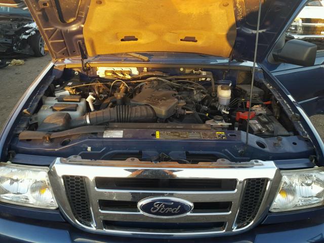 1FTYR15E58PA09587 - 2008 FORD RANGER SUP BLUE photo 7