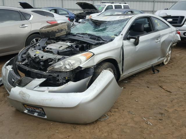 4T1CA38P54U023152 - 2004 TOYOTA CAMRY SOLA SILVER photo 2