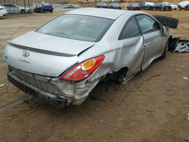 4T1CA38P54U023152 - 2004 TOYOTA CAMRY SOLA SILVER photo 4