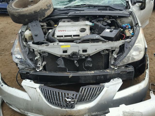 4T1CA38P54U023152 - 2004 TOYOTA CAMRY SOLA SILVER photo 7