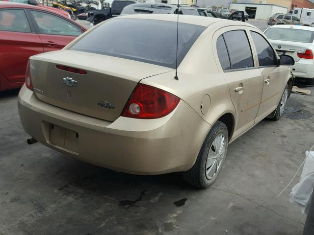 1G1AK52F257512797 - 2005 CHEVROLET COBALT GOLD photo 4