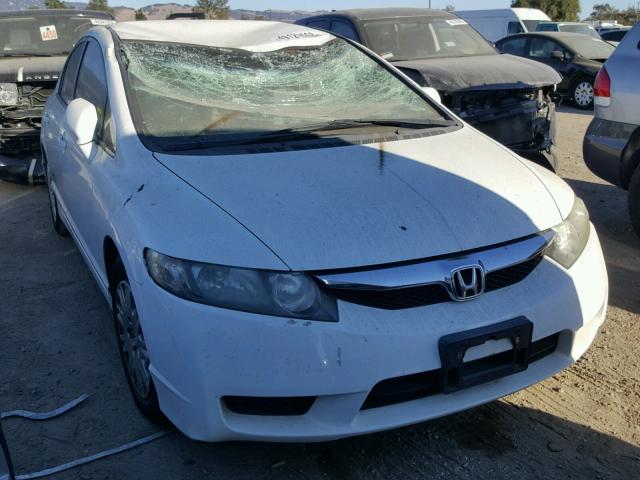 19XFA4F59AE000699 - 2010 HONDA CIVIC GX WHITE photo 1