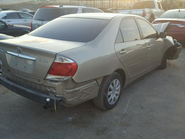 4T1BE32K05U048880 - 2005 TOYOTA CAMRY LE GOLD photo 4
