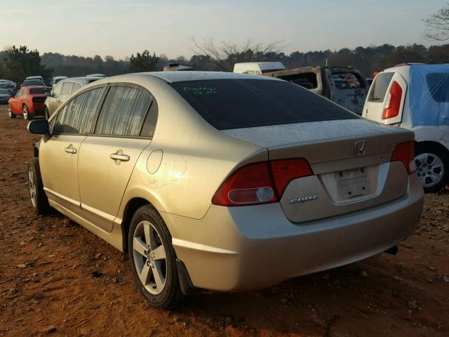 1HGFA16897L021207 - 2007 HONDA CIVIC EX GOLD photo 3