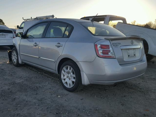 3N1AB6AP8CL605312 - 2012 NISSAN SENTRA 2.0 SILVER photo 3