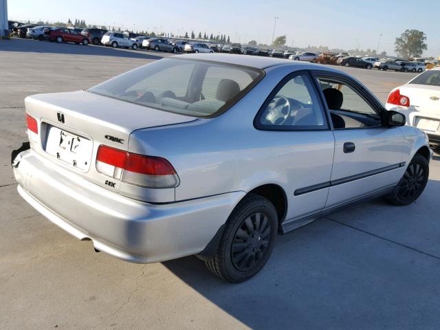 1HGEJ7127YL031530 - 2000 HONDA CIVIC HX GRAY photo 4