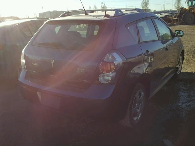 5Y2SL67819Z453048 - 2009 PONTIAC VIBE BLUE photo 4