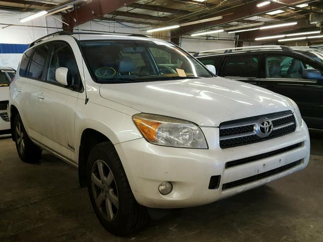 JTMZD31V675065696 - 2007 TOYOTA RAV4 LIMIT WHITE photo 1