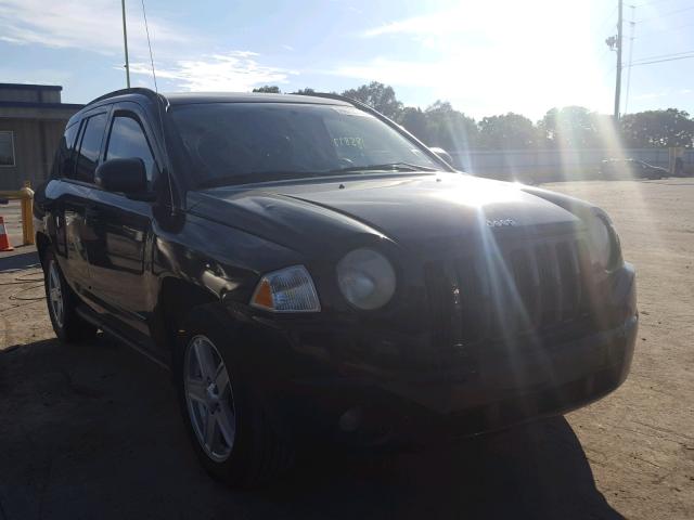 1J8FT47098D649565 - 2008 JEEP COMPASS SP BLACK photo 1