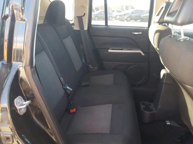 1J8FT47098D649565 - 2008 JEEP COMPASS SP BLACK photo 6