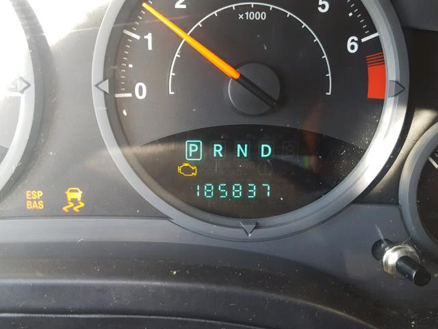 1J8FT47098D649565 - 2008 JEEP COMPASS SP BLACK photo 8