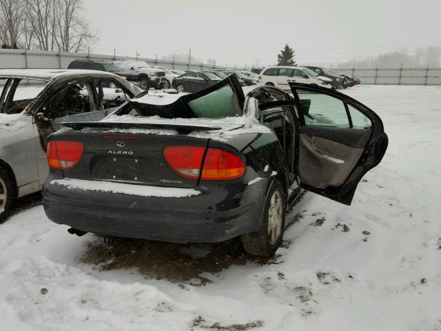 1G3NF52E42C300913 - 2002 OLDSMOBILE ALERO GLS BLACK photo 4