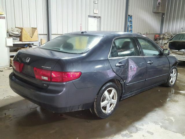 1HGCM568X5A174320 - 2005 HONDA ACCORD EX GRAY photo 4