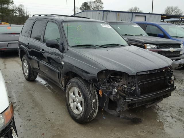 4F2YZ06195KM64425 - 2005 MAZDA TRIBUTE S BLACK photo 1