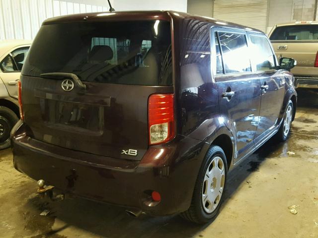 JTLZE4FE7B1139899 - 2011 TOYOTA SCION XB Марун фото 4