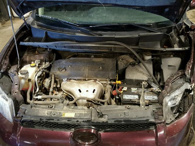 JTLZE4FE7B1139899 - 2011 TOYOTA SCION XB Марун фото 7