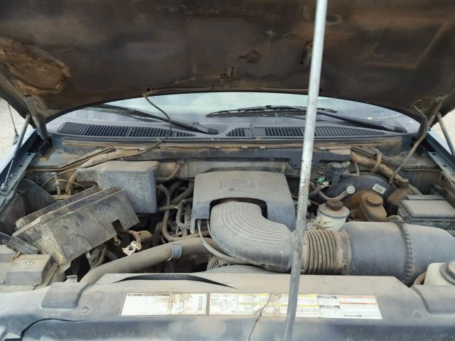 1FTEX17L1VKC16779 - 1997 FORD F150 GREEN photo 7