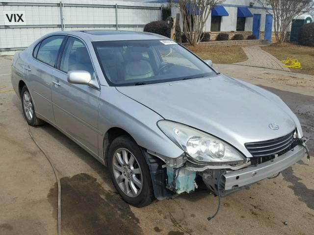 JTHBA30G840023289 - 2004 LEXUS ES 330 SILVER photo 1