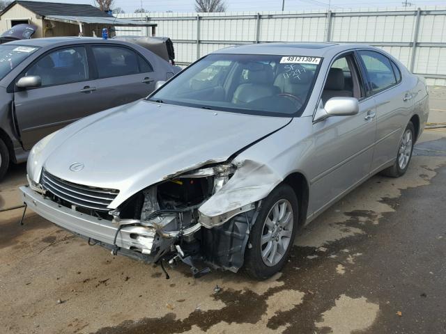 JTHBA30G840023289 - 2004 LEXUS ES 330 SILVER photo 2