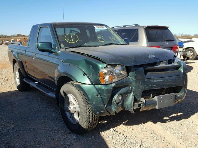 1N6ED26T11C320867 - 2001 NISSAN FRONTIER K GREEN photo 1