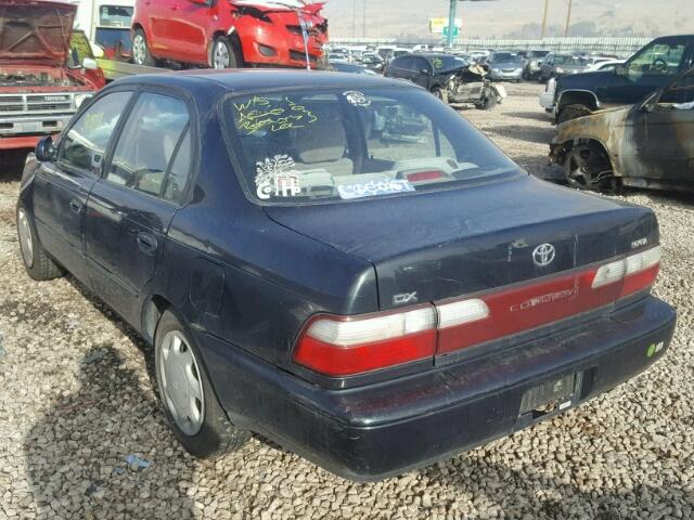 1NXBB02E6TZ402318 - 1996 TOYOTA COROLLA DX BLUE photo 3