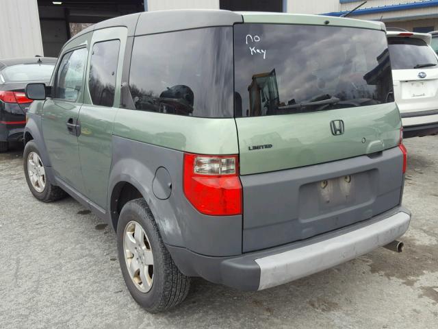 5J6YH286X3L053849 - 2003 HONDA ELEMENT EX GREEN photo 3