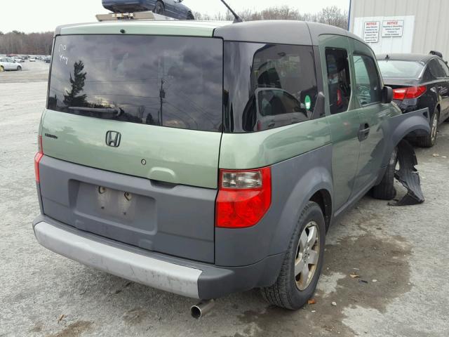 5J6YH286X3L053849 - 2003 HONDA ELEMENT EX GREEN photo 4