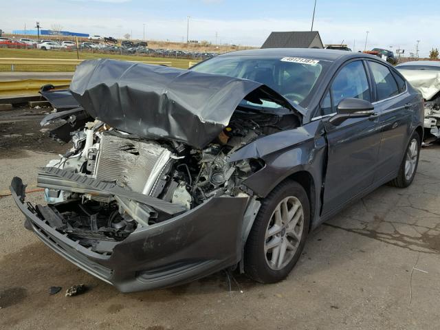 1FA6P0H79G5131177 - 2016 FORD FUSION SE GRAY photo 2