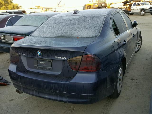 WBAVC53577FZ81479 - 2007 BMW 328 I SULE BLUE photo 4