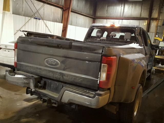 1FT8W3DT7HEB17810 - 2017 FORD F350 SUPER BLACK photo 4