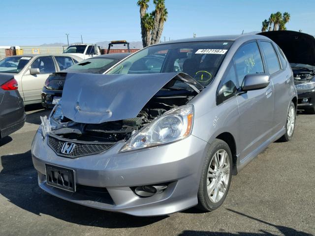 JHMGE88409S064254 - 2009 HONDA FIT SPORT SILVER photo 2