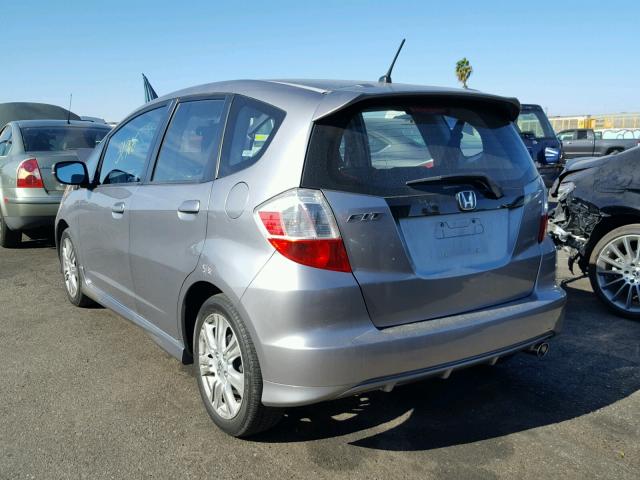 JHMGE88409S064254 - 2009 HONDA FIT SPORT SILVER photo 3