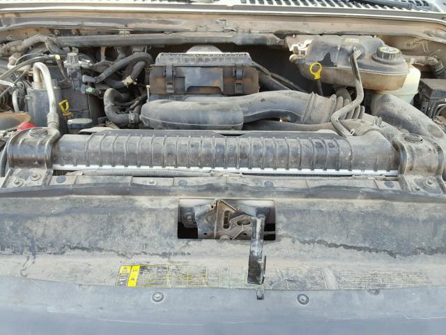 1FDWF30515EC93256 - 2005 FORD F350 SRW S BROWN photo 10