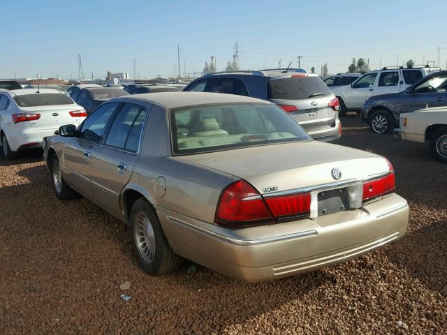 2MEFM75W1YX745288 - 2000 MERCURY GRAND MARQ BROWN photo 3