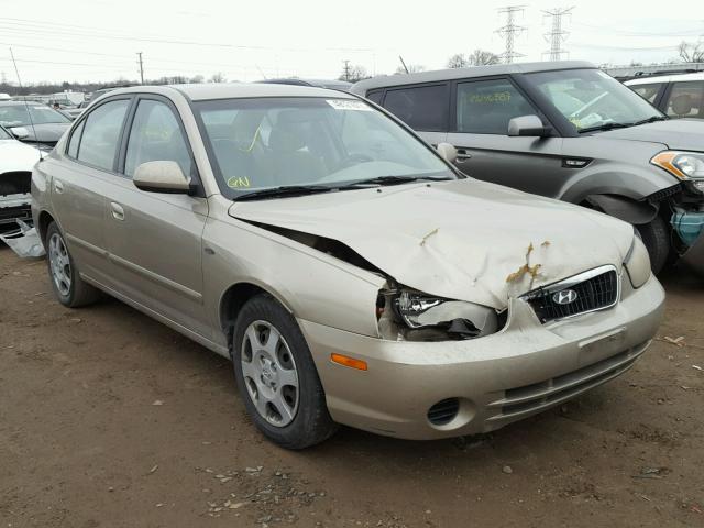 KMHDN45D83U669972 - 2003 HYUNDAI ELANTRA GL GOLD photo 1